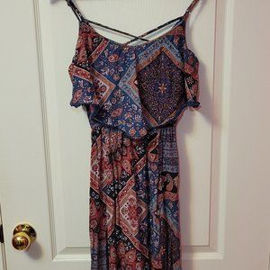 Paisley print Maxi dress